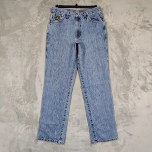 Cinch Jeans Men 31 Blue Straight Medium Wash Denim Casual Western Solid 31x33